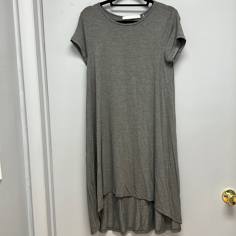 Susana Monaco Short Sleeve High Low Dress